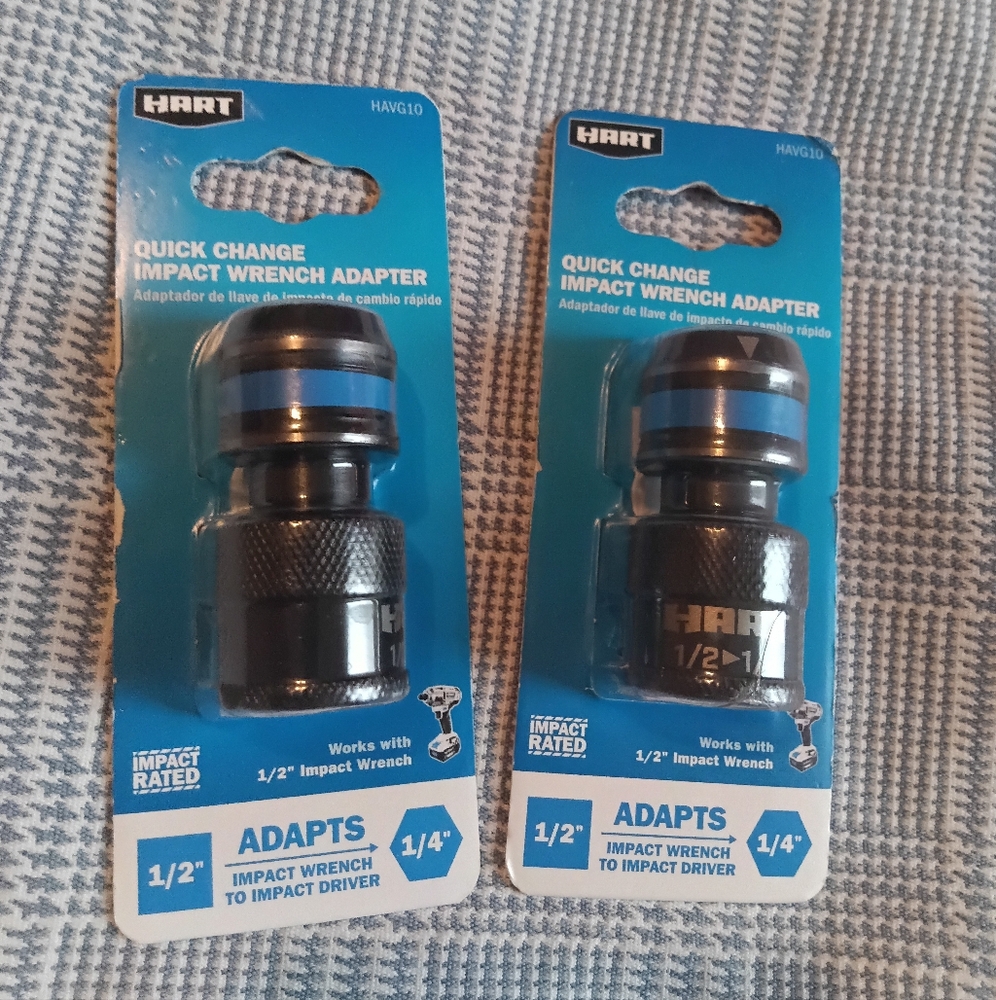 Black Quick Change Impact Wrench Adapter